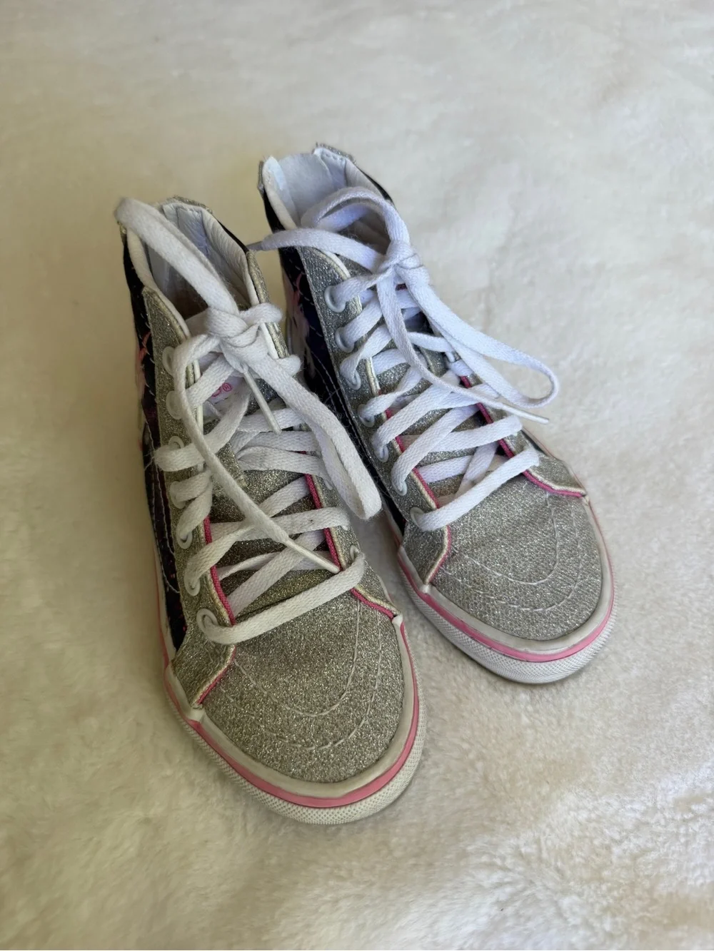 Vans Unicorn Sparkle High Top Sneakers Size 11c